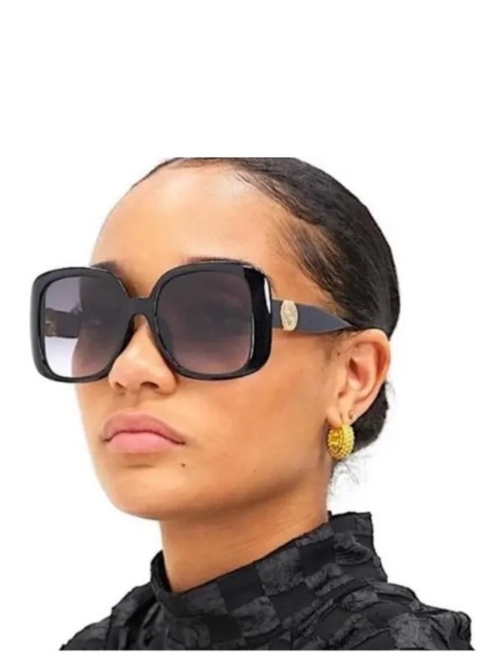 GUCCI Oversized Square Frame Sunglasses